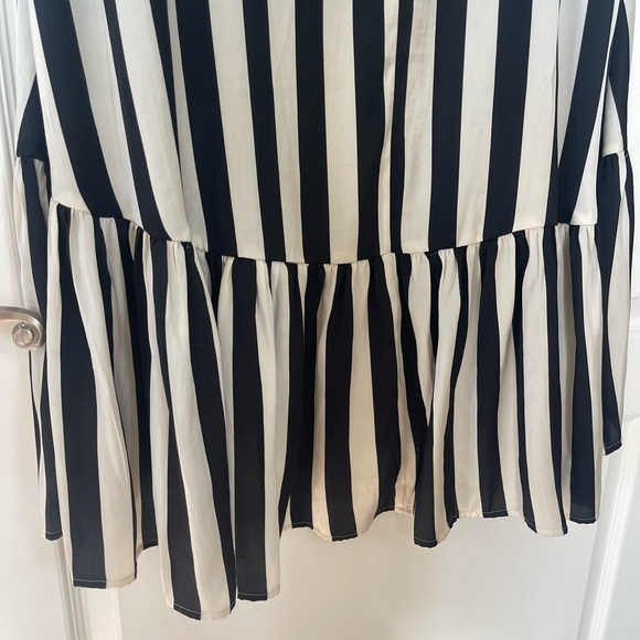 Making the Cut Black and White Striped Dress - Picture 7 of 7